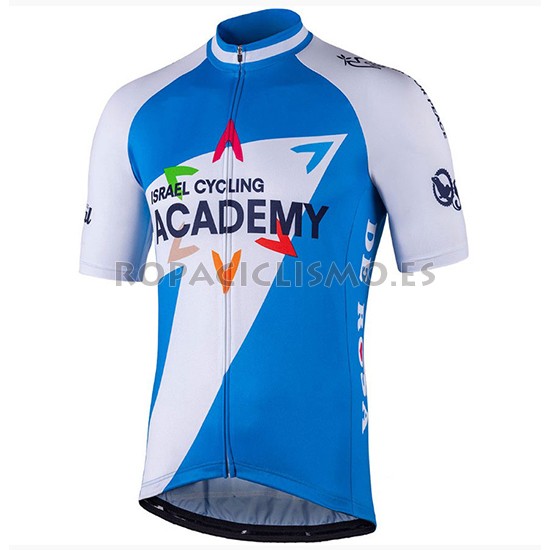 2018 Maillot Israel Cycling Academy Tirantes Mangas Cortas Blanc